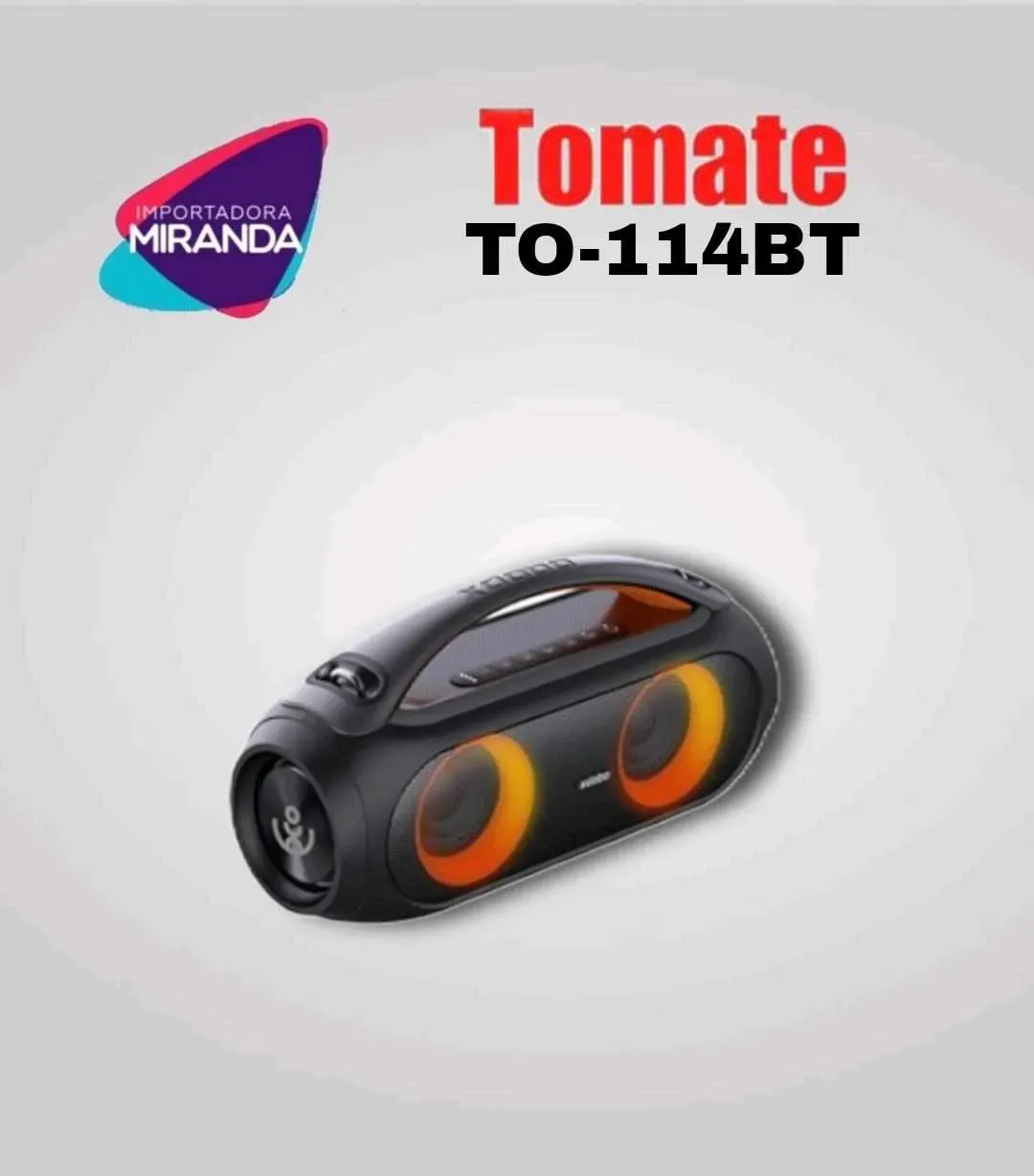 PARLANTE TOMATE TO-114BT
