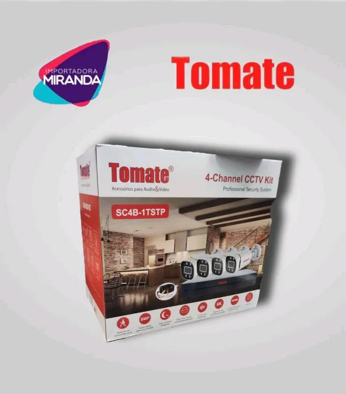 KIT 4 CÁMARAS DE SEGURIDAD TOMATE SC4B-1TSTP