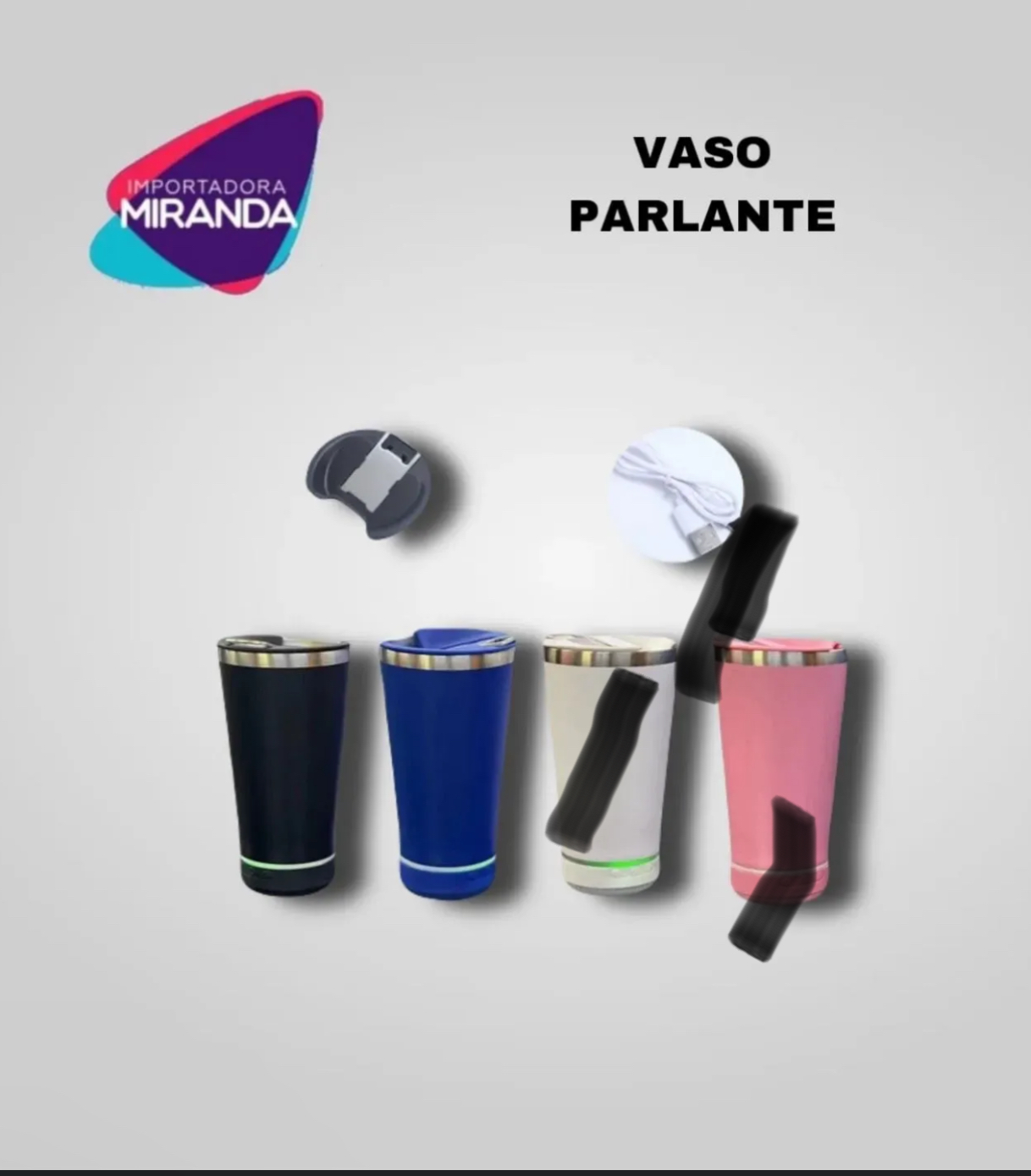 VASO CON PARLANTE