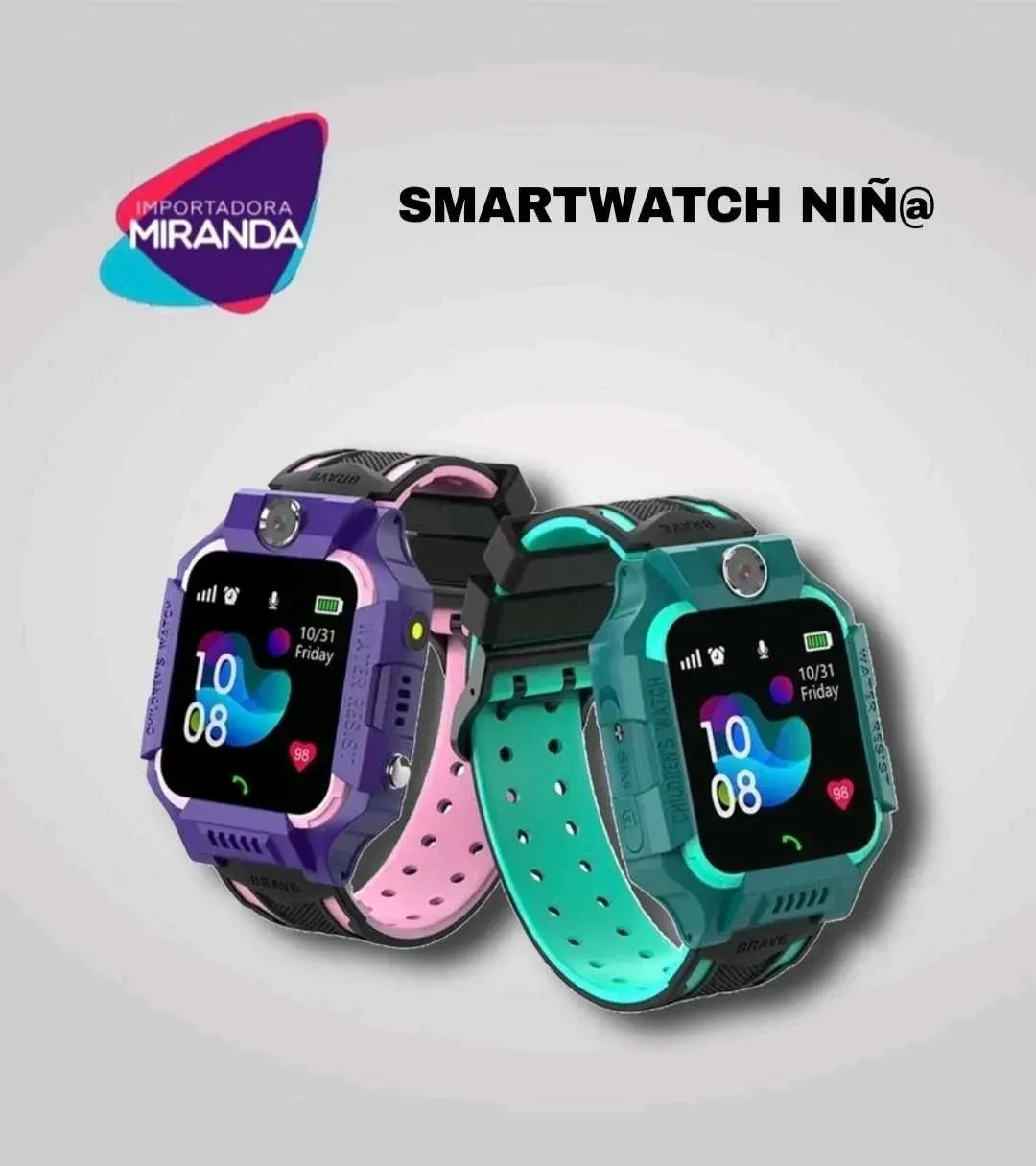 SMARTWATCH CON CHIP PARA NIÑ@S