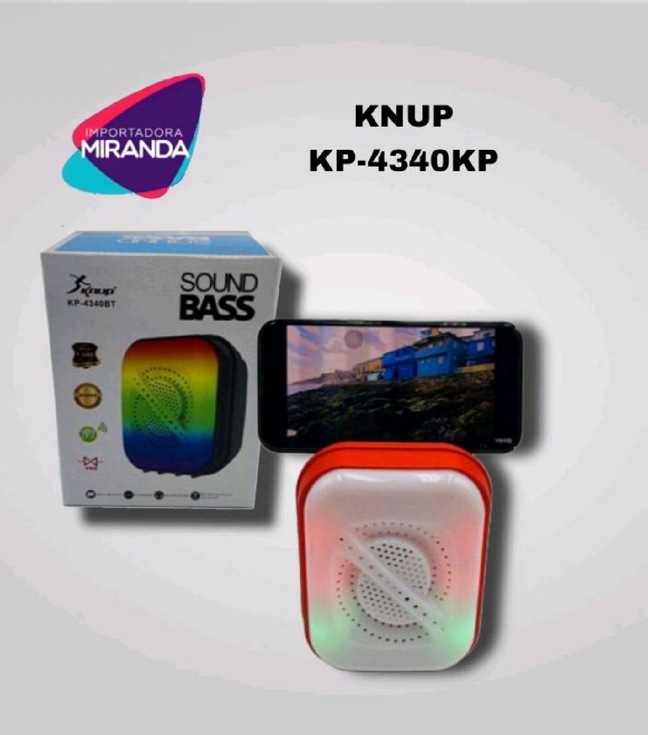 PARLANTE KNUP KP-4340BT