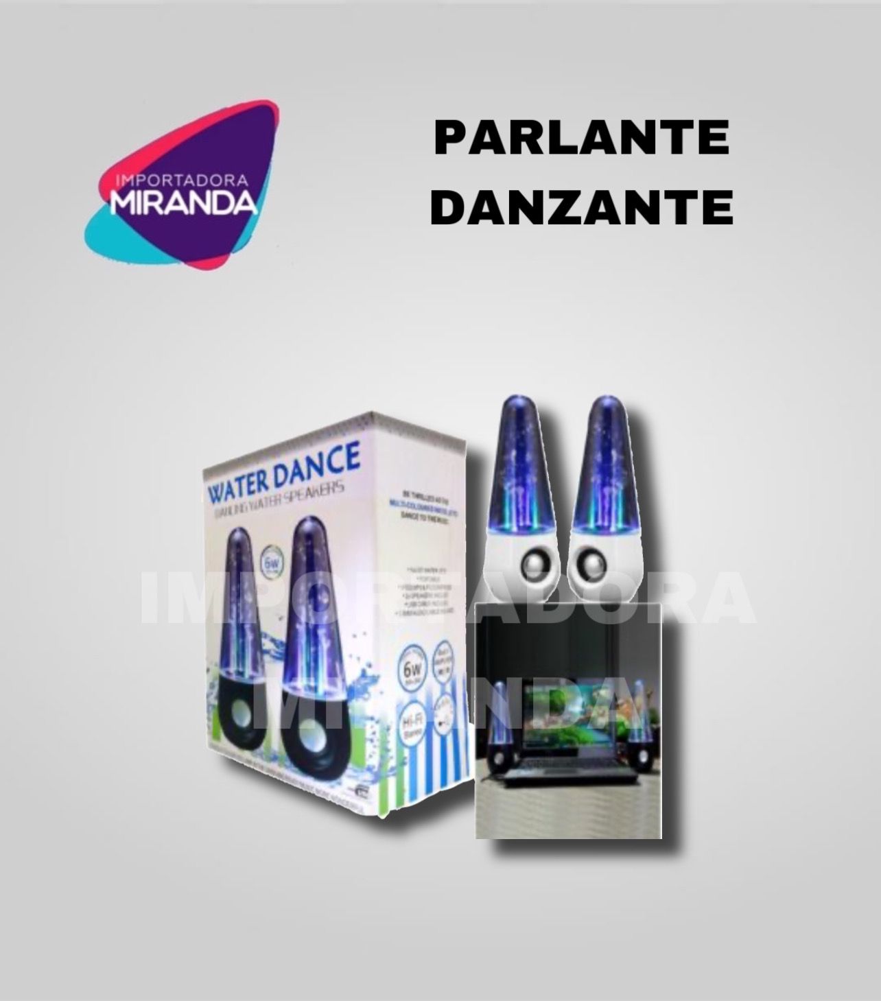 Dancing water speakers