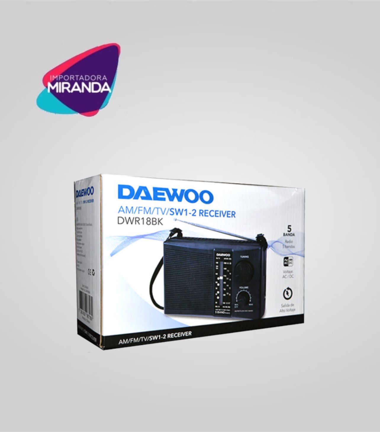 RADIO DAEWOO DWR18BK