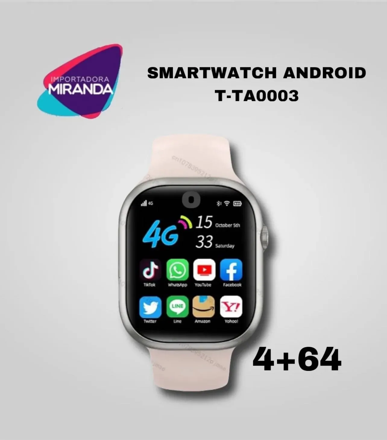 SMARTWATCH ANDROID TOMATE T-TA0003