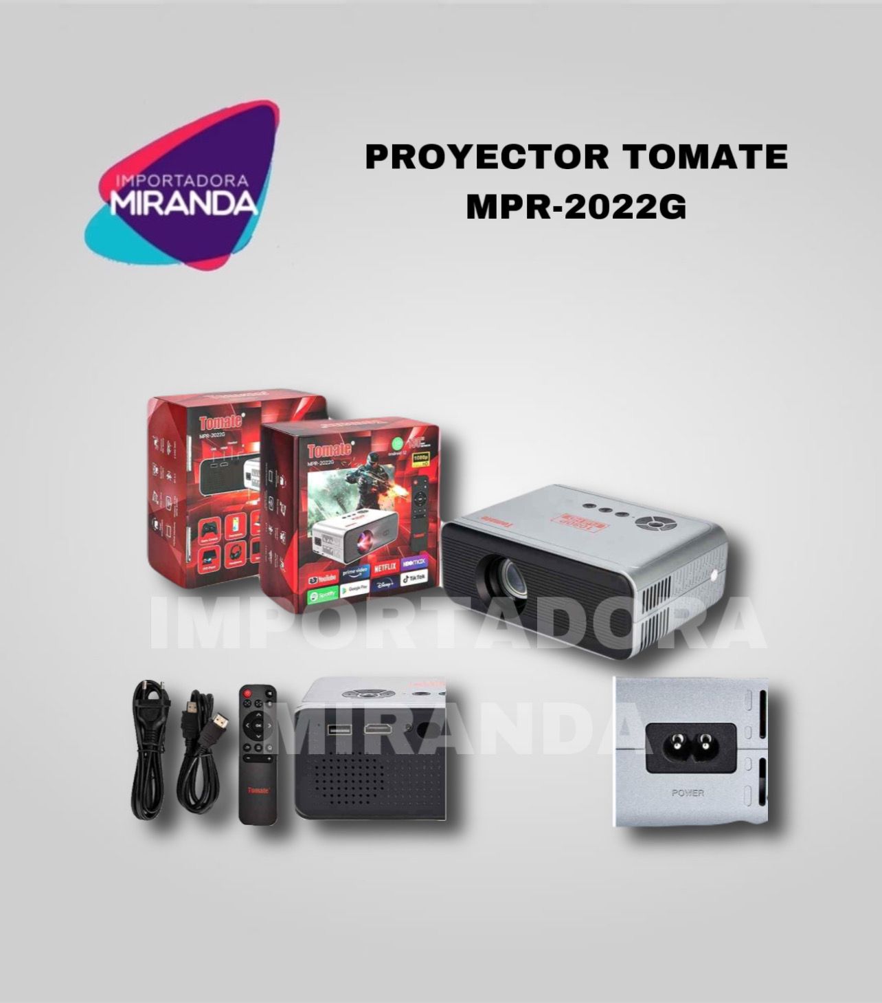 PROYECTOR TOMATE MPR-2022G