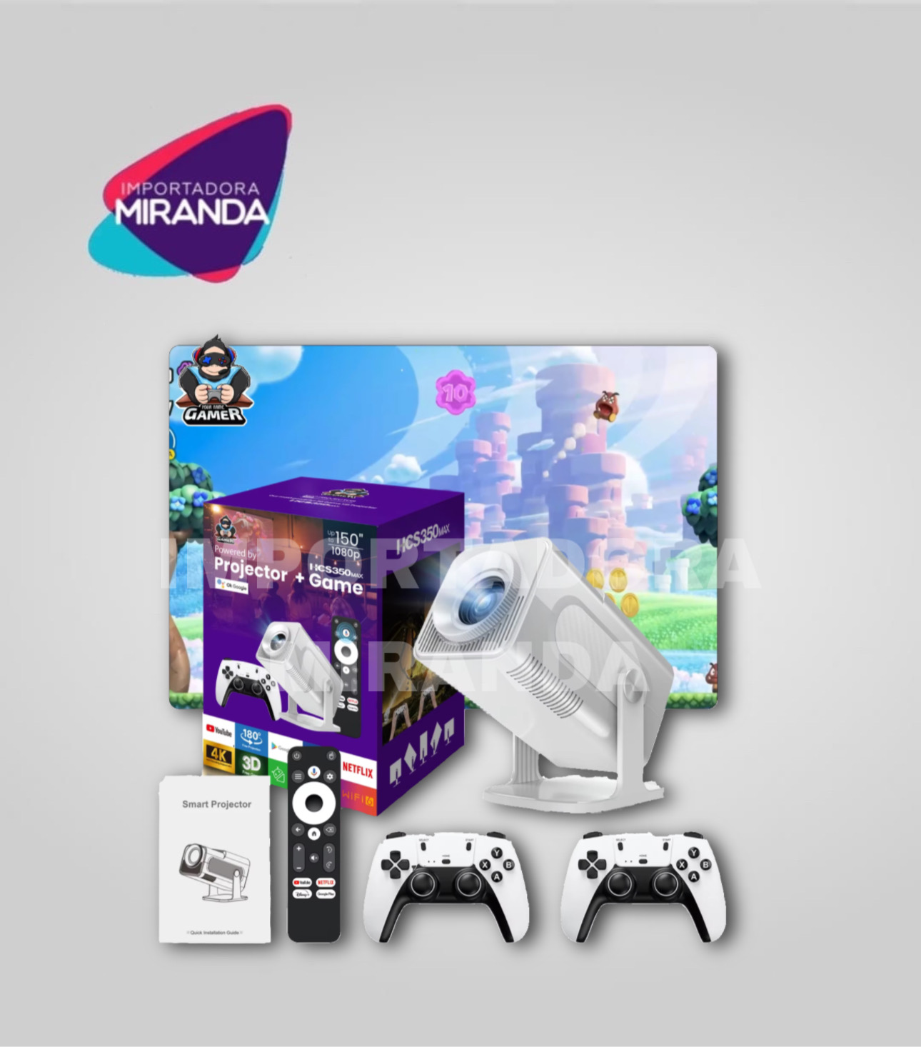 PROYECTOR LILA CON JUEGOS HSC350