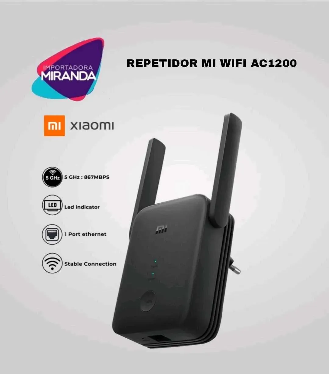 REPETIDOR WIFI XIAOMI AC1200