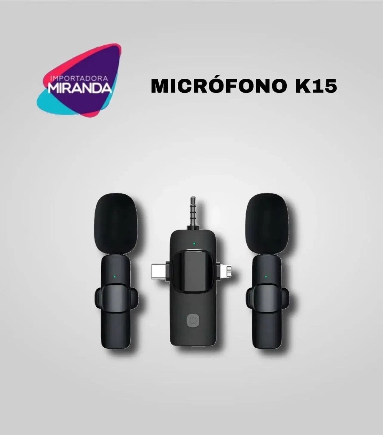 MICROFONO K15 con 3salidas