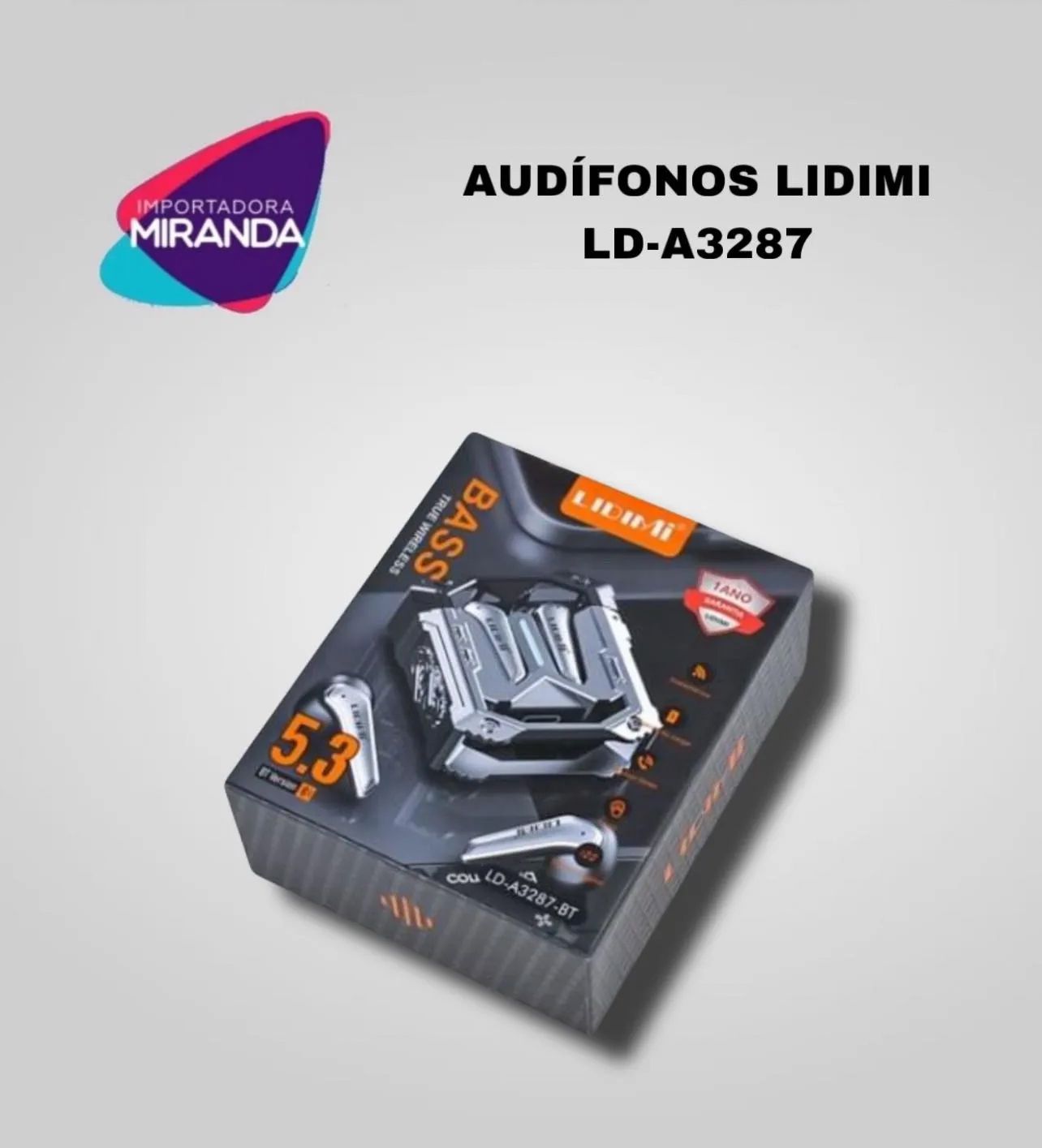 AUDIFONO LIDIMI METALICO LDA3287BT