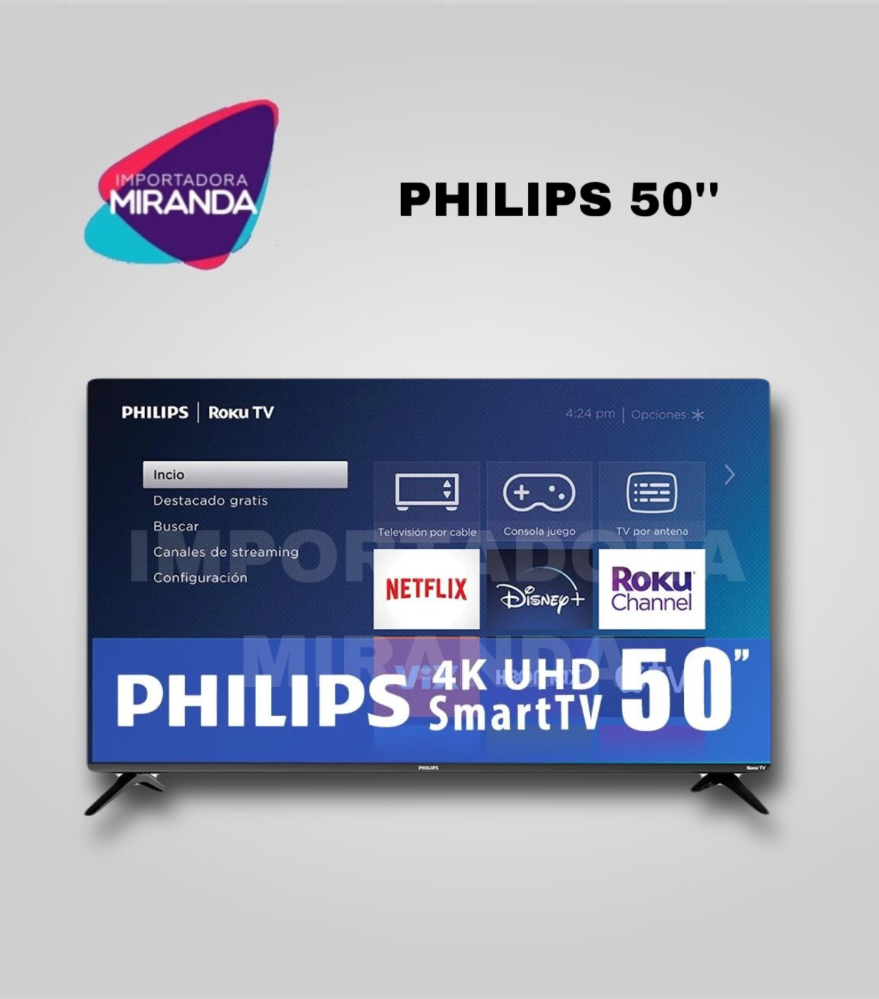 TV PHILIPS DE 50 PUL