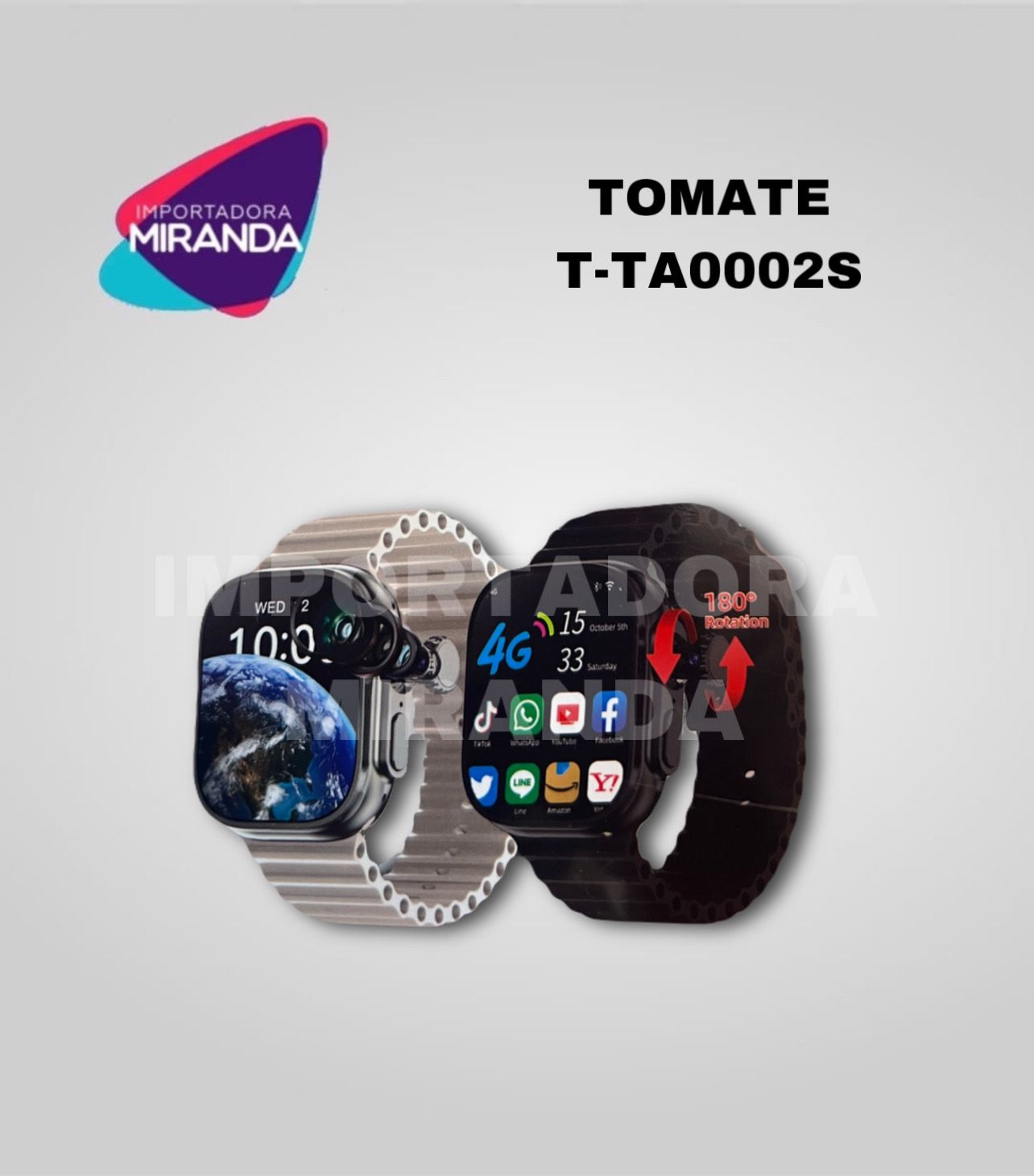 SMARTWATCH ANDROID TOMATE TTAA0002S
