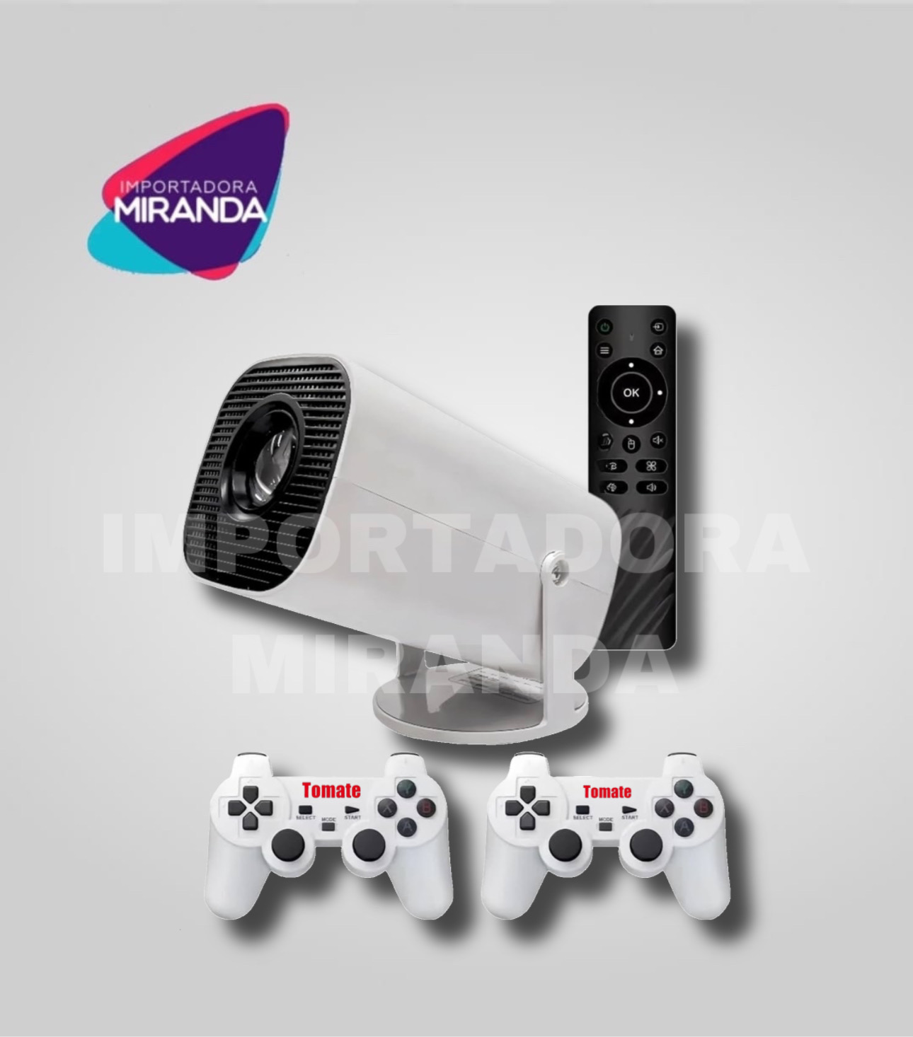 PROYECTOR CON JUEGOS TOMATE MPR20864GB