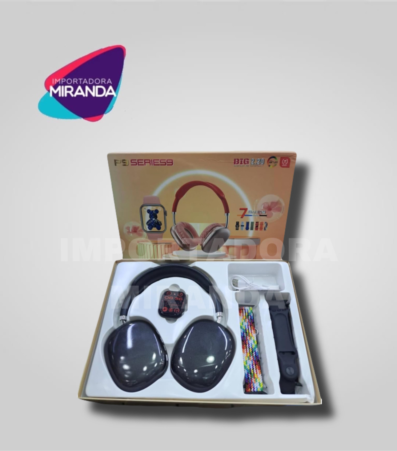 SMARTWATCH P9 SERIES 9 (7 MANILLAS)