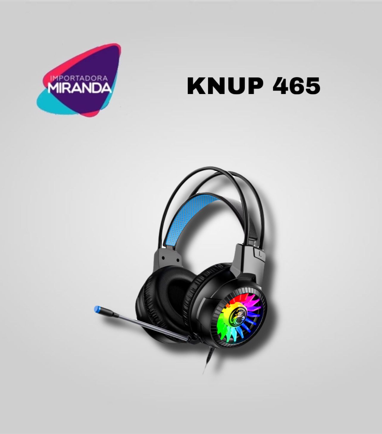 AUDIFONO GAMER KNUP 465