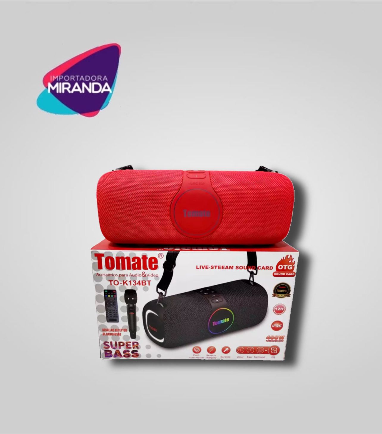 PARLANTE TOMATE TO-K134BT