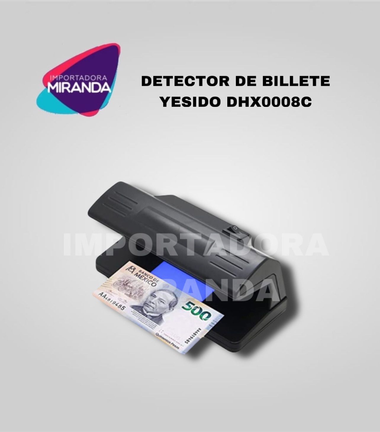 DETECTOR DE BILLETES DHX0008C