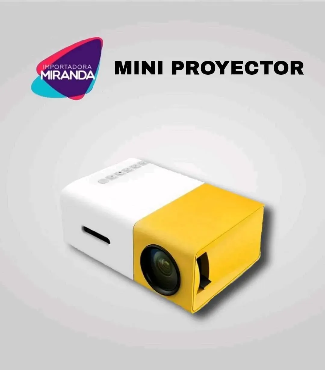MINI PROYECTOR CAJA AMARILLA