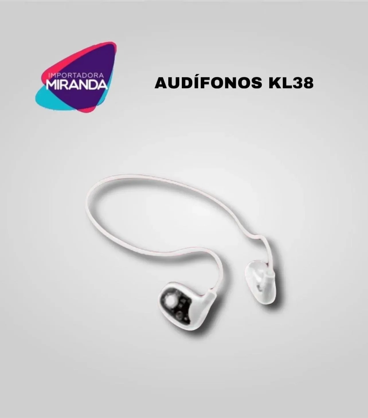 AUDÍFONOS KL38 (Audifonos con conduccion osea)