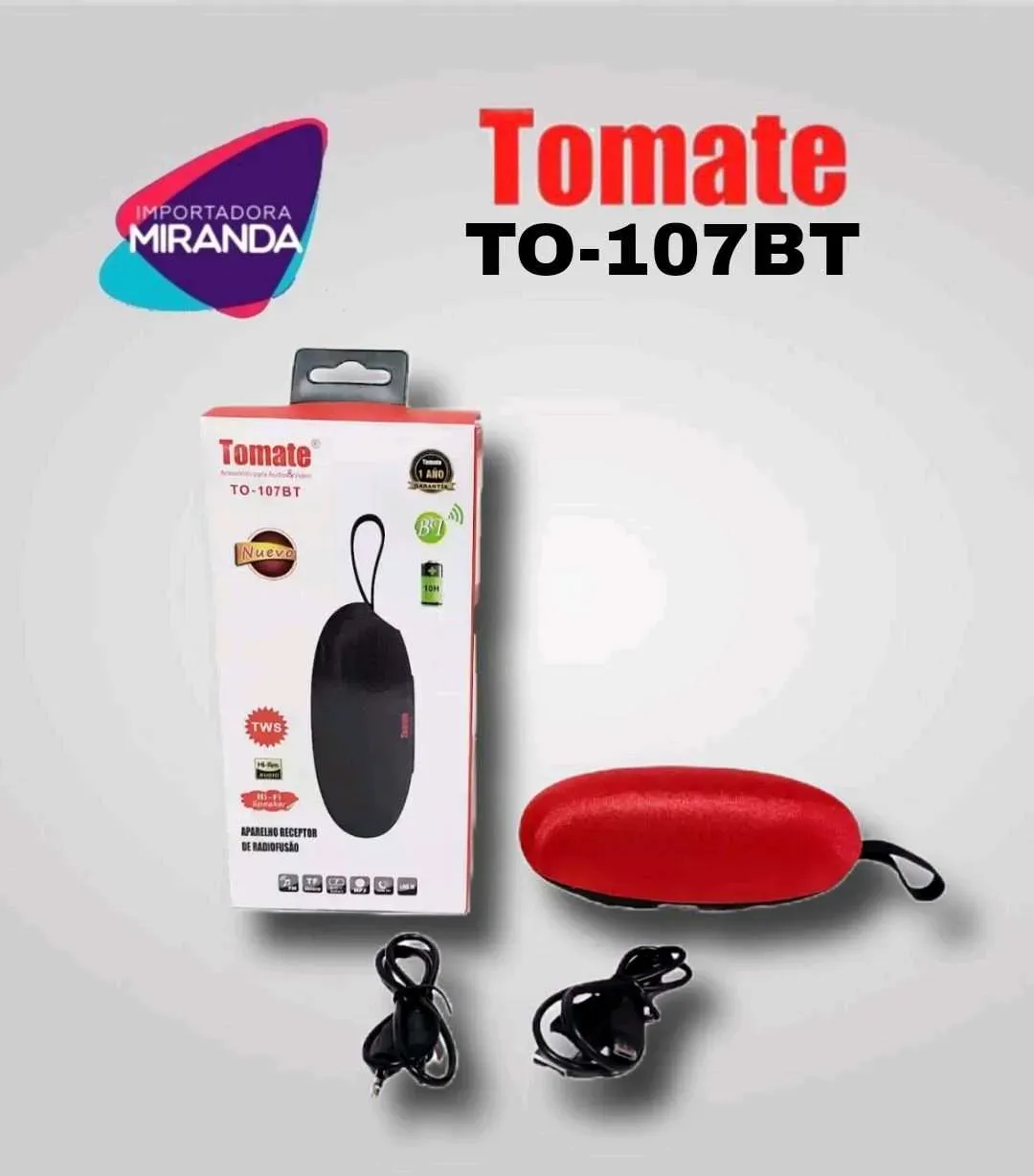 PARLANTE TOMATE TO-107BT