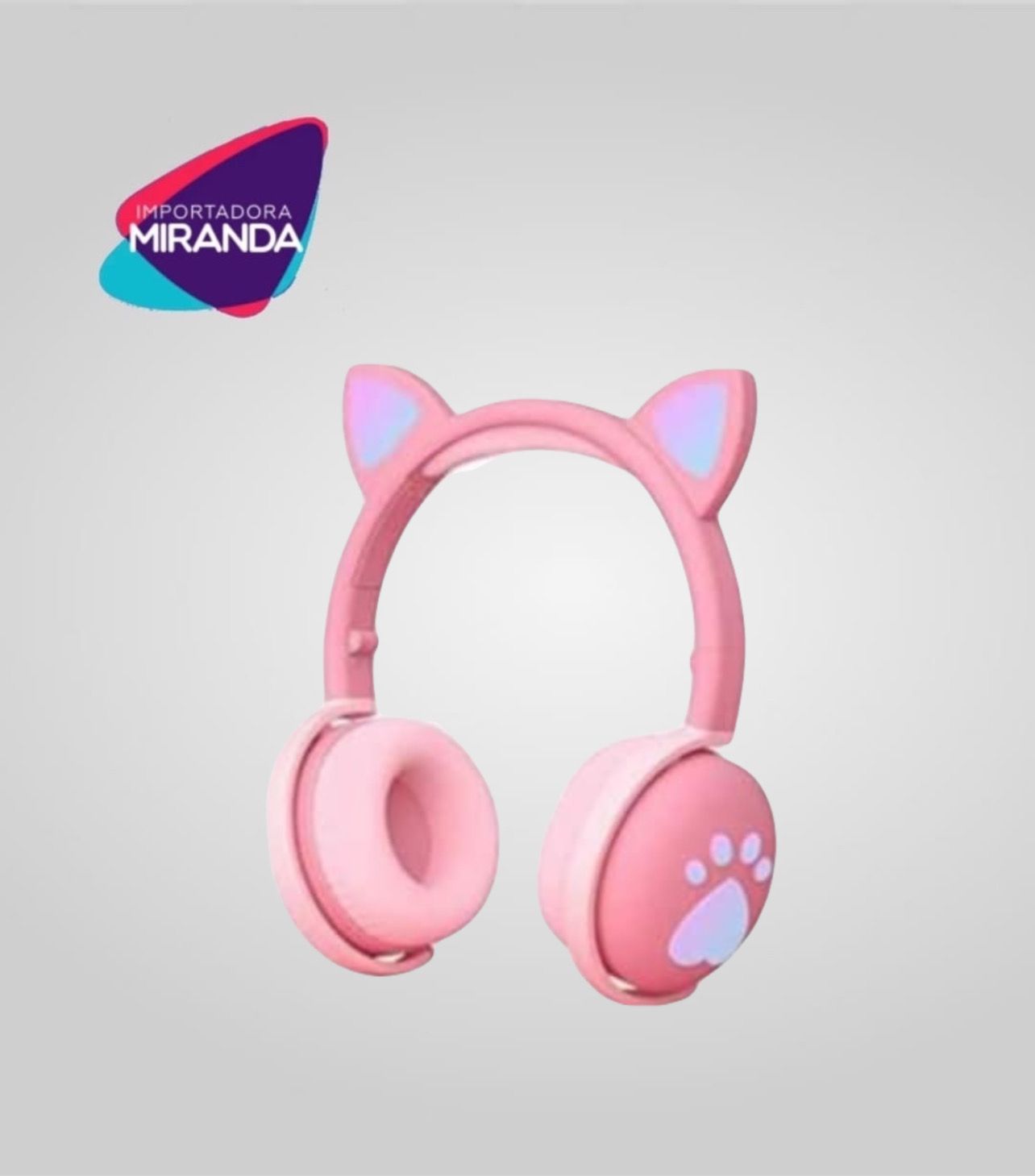 AUDIFONOS CON OREJITAS DE GATO CAT200