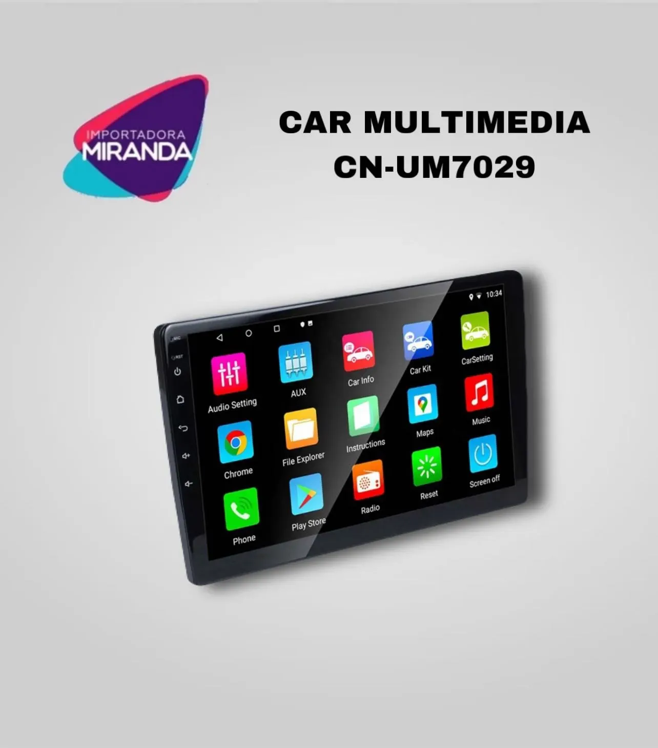 RADIO DE AUTO 9’’ CAFINI CN-UM7029