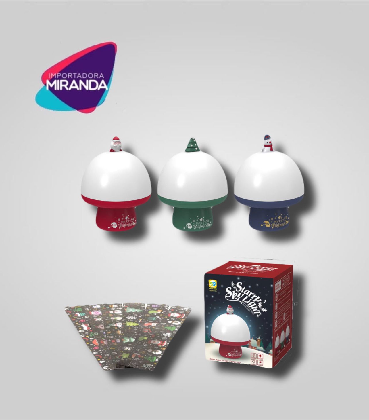 Proyector de luz navideño