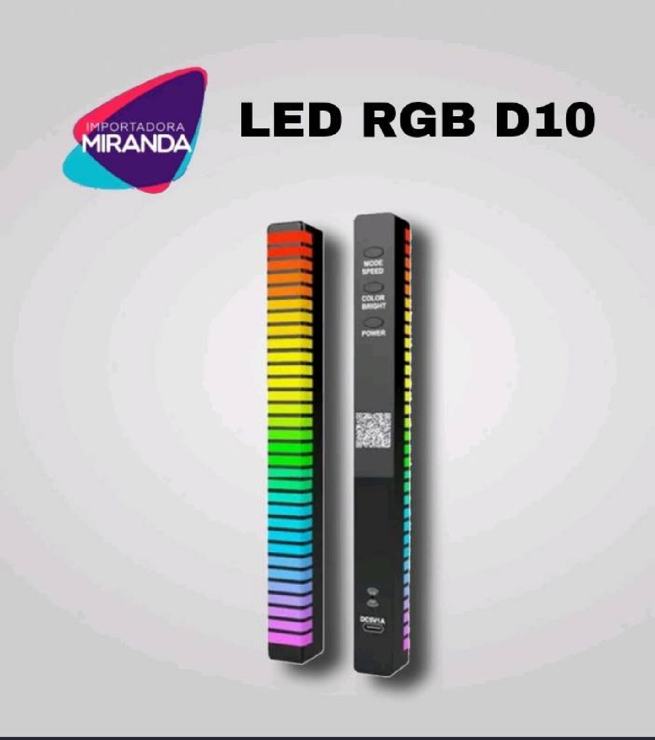 Barra de luz con sensor de movimiento RECARGABLE