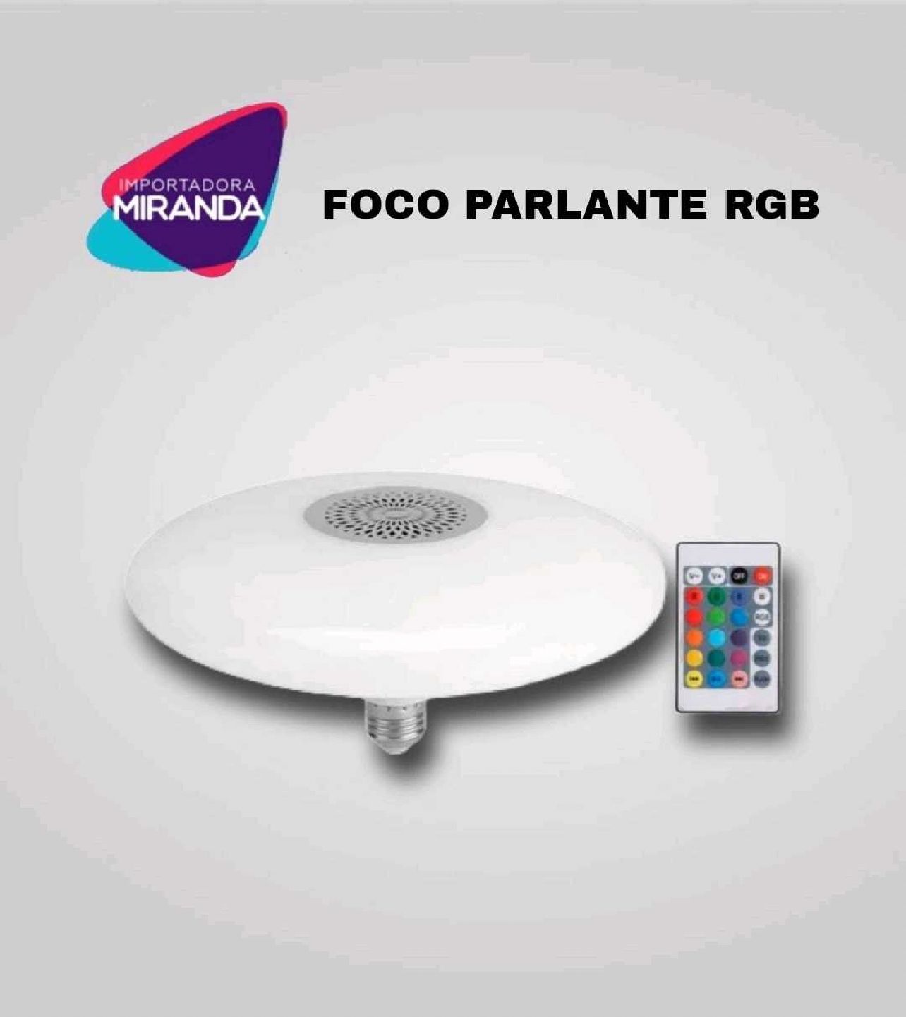 Foco Parlante Ewtto ETL0181RGB