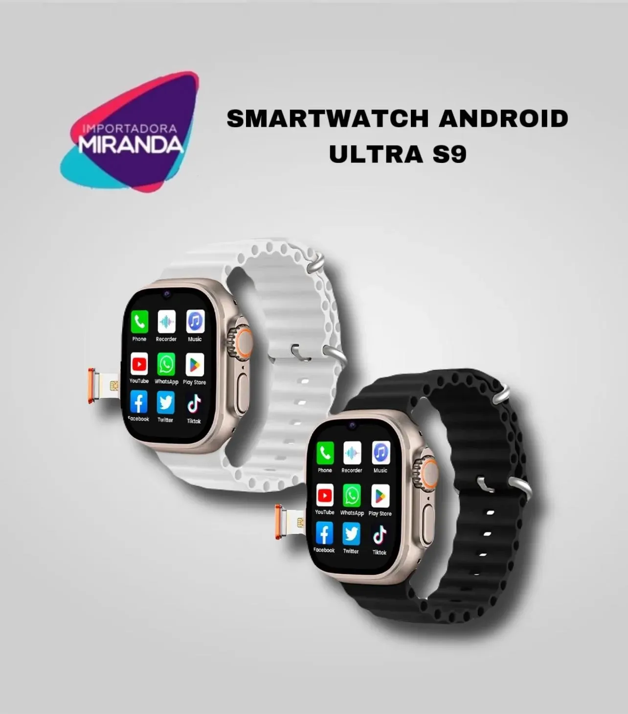 SMARTWATCH ANDROID ULTRA S9