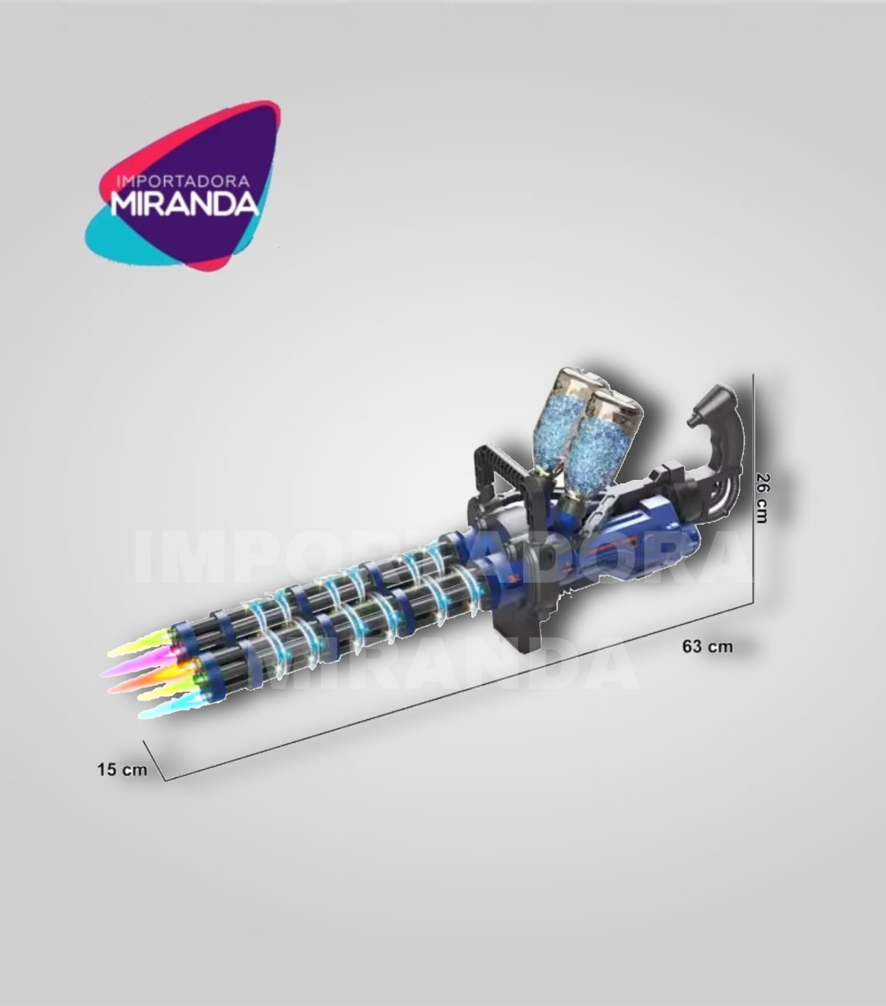 AMETRALLADORA DE HIDROGEL GATLING 105VH-1