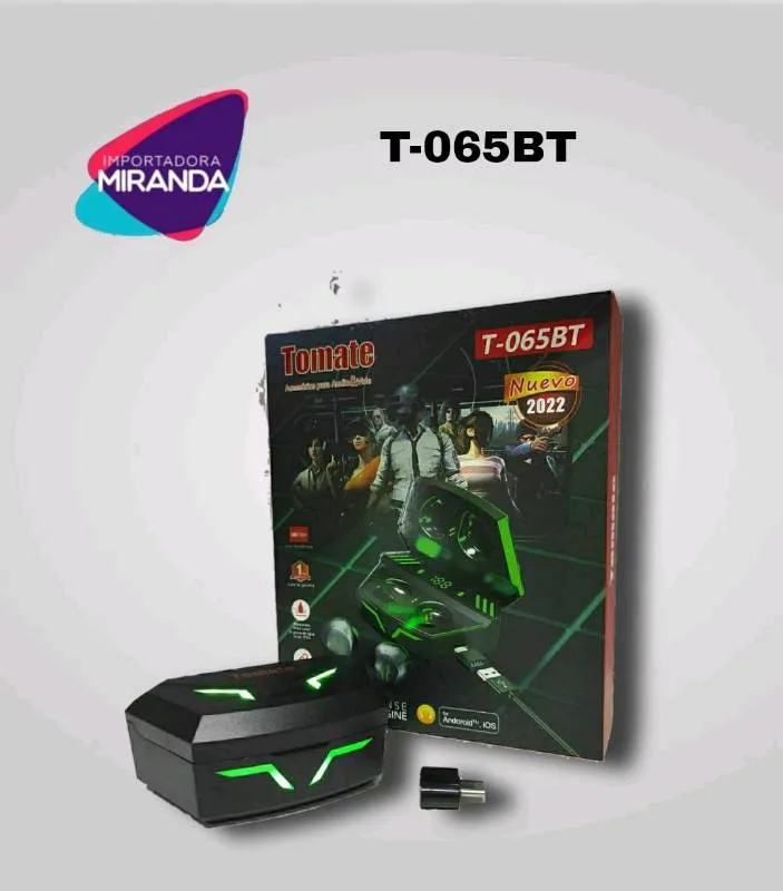 AUDIFONO GAMER TOMATE T-065BT