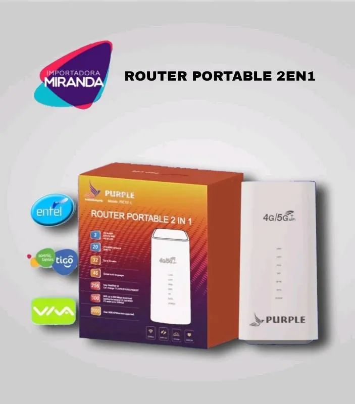 ROUTER PORTABLE 2en1 ROMPEMURO PURPLE PRC101