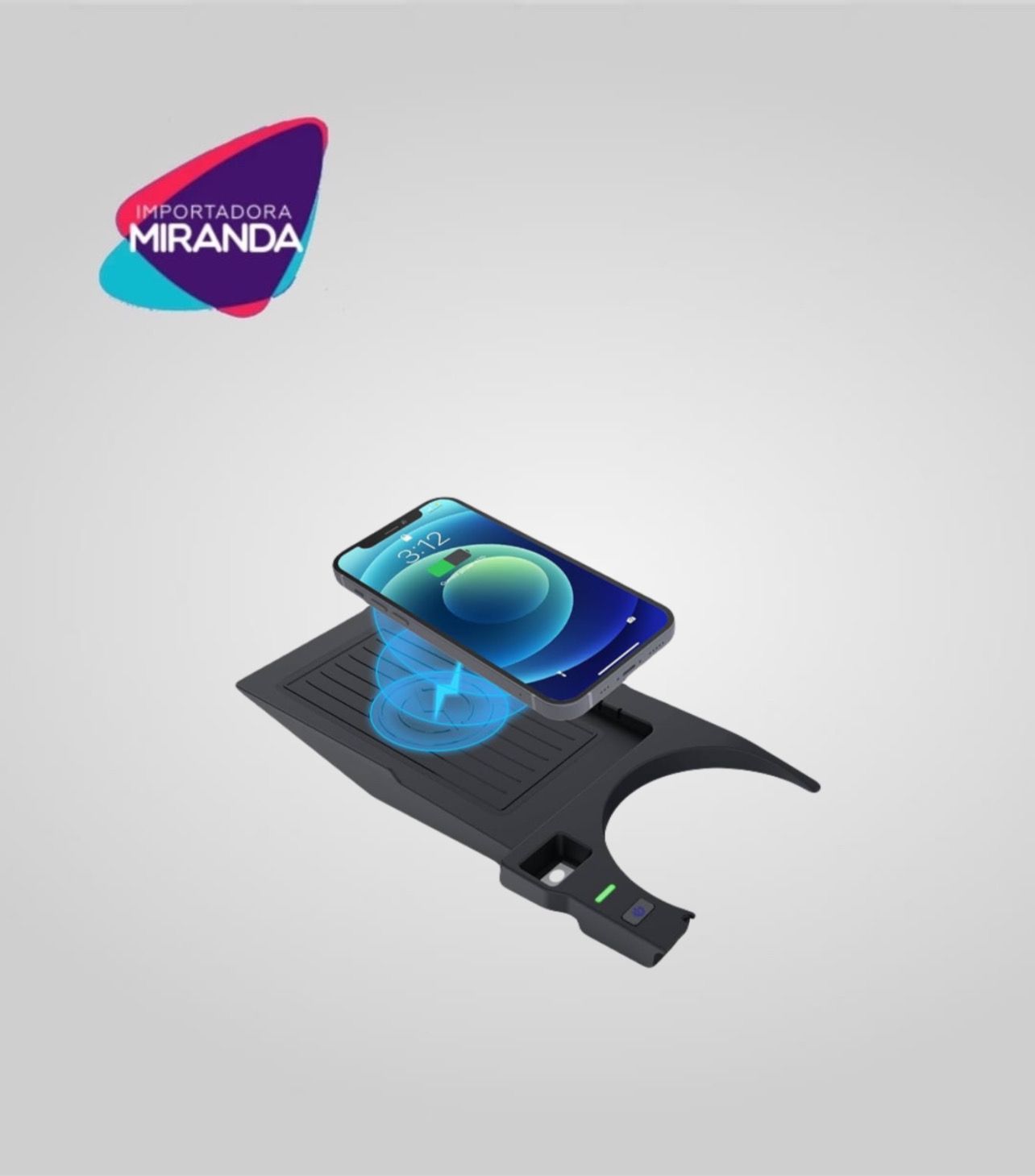 POSADOR CON CARGA INHALAMBRICA PARA AUTO XS