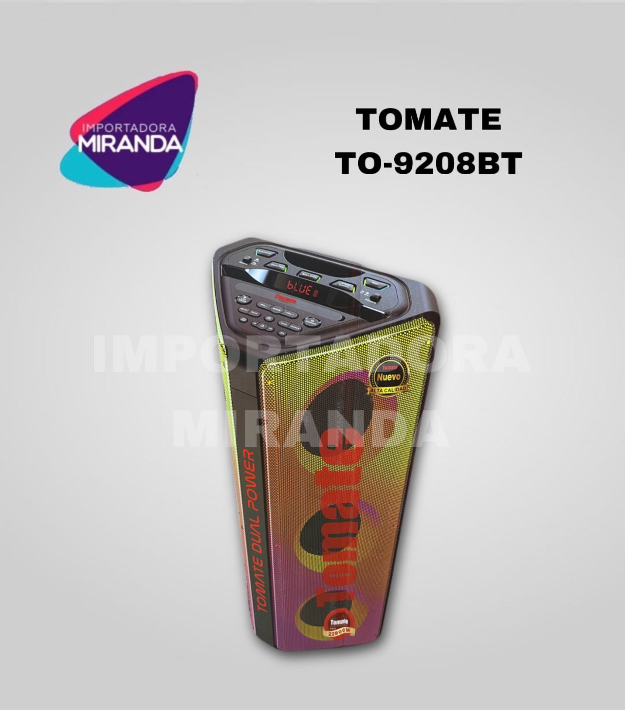 PARLANTE GRANDE TOMATE TO 9208BT