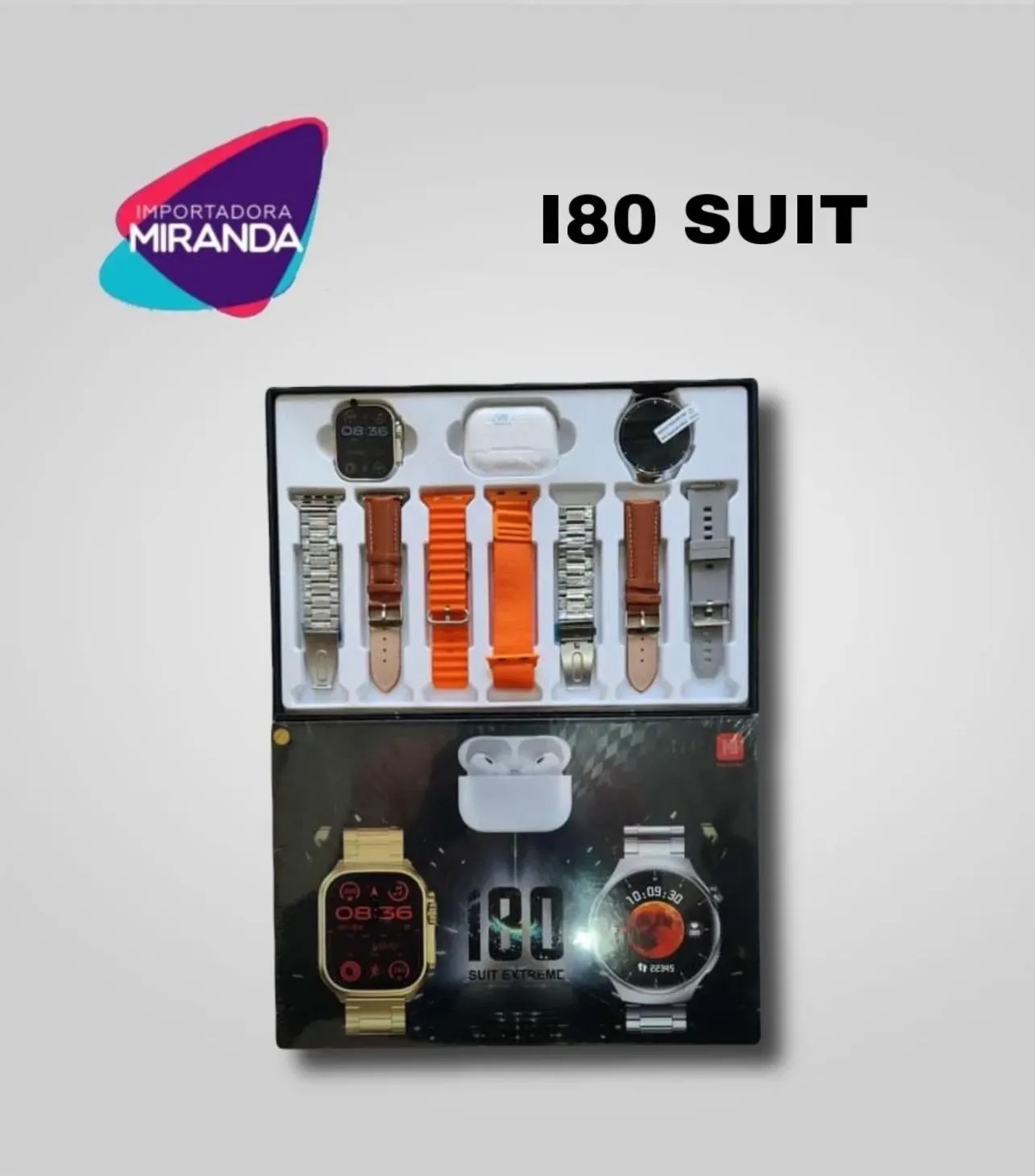 SMARTWATCH i80 SUIT (10en1)