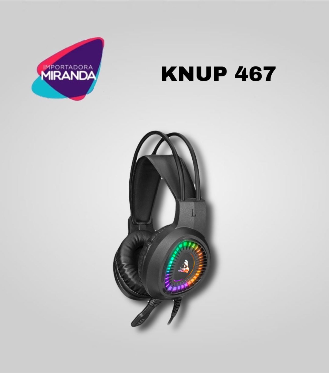 AUDIFONO GAMER KNUP 467