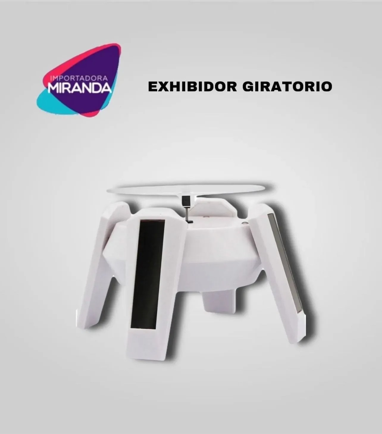 EXHIBIDOR GIRATORIOCON PATITAS