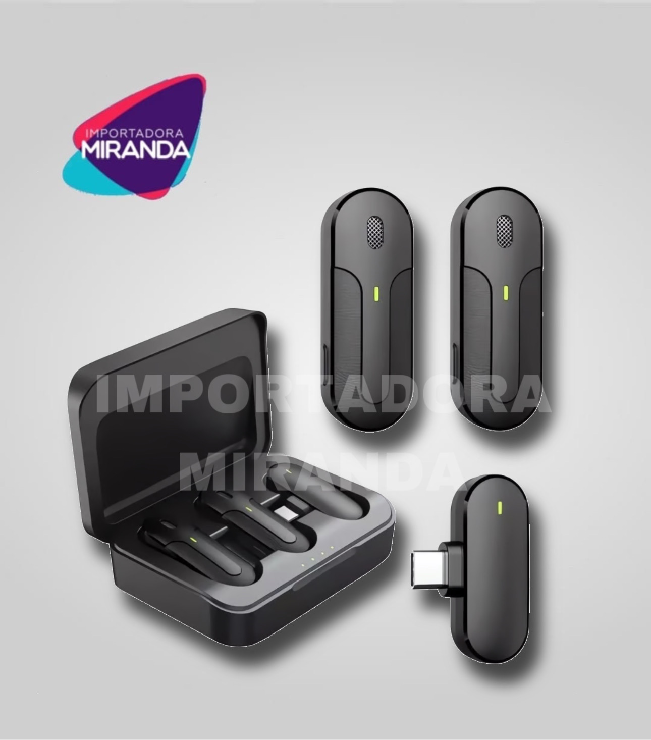 MICROFONO WIRELES CONCAJA DE CARGA