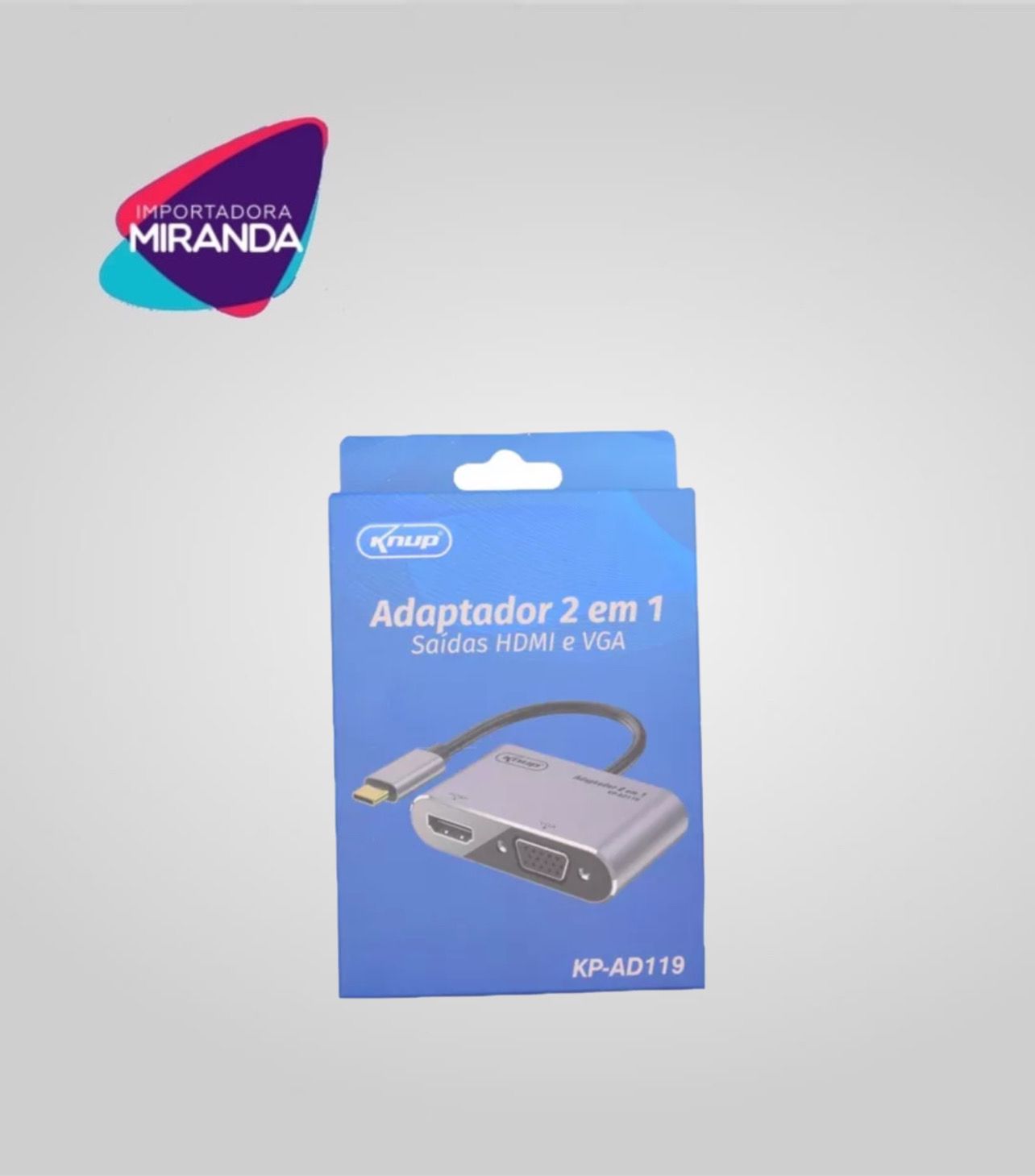 ADAPTADOR KNUP 2EN1 KP-AD119