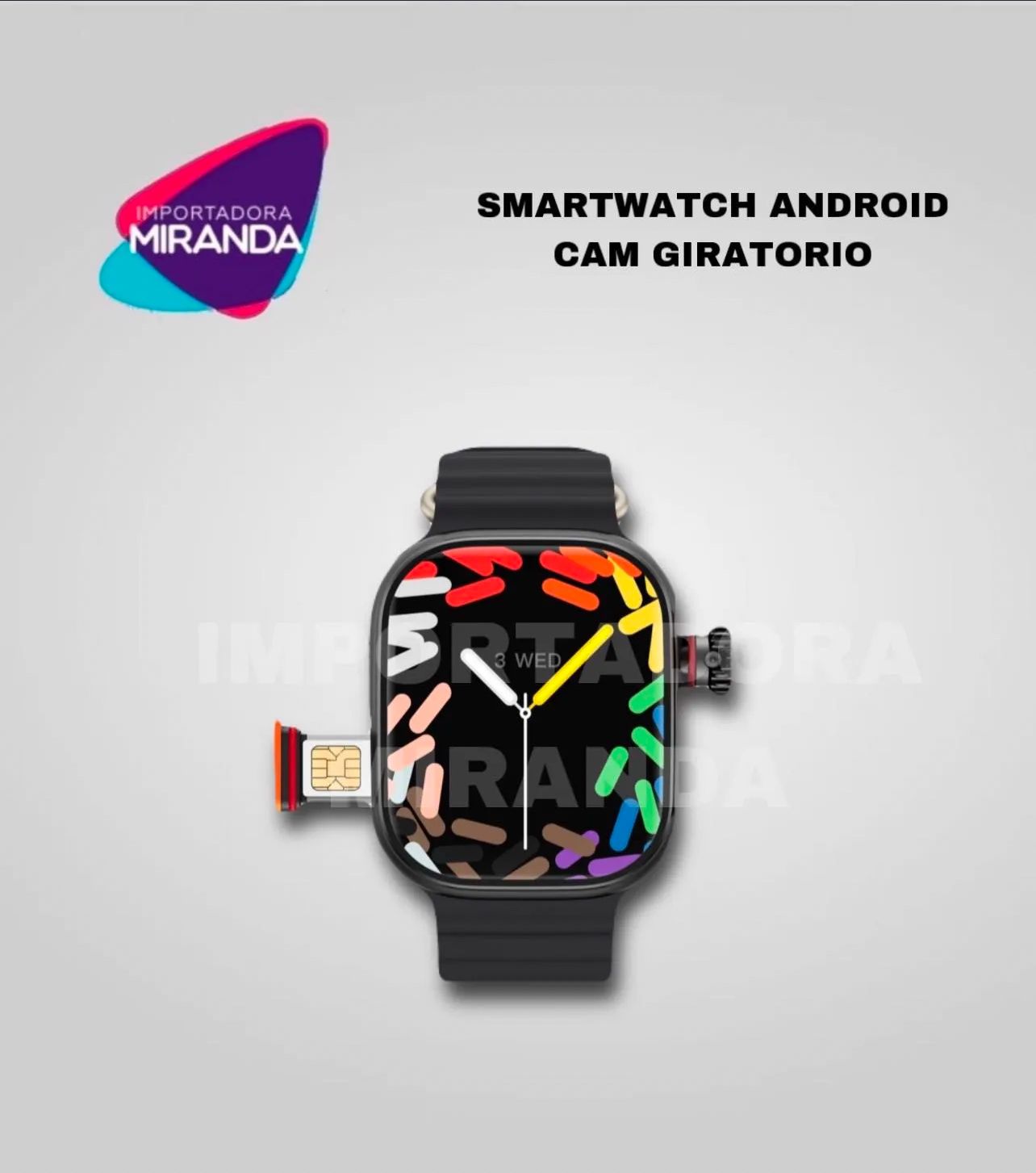 SMARTWATCH ANDROID CAM GIRATORIA CD99L