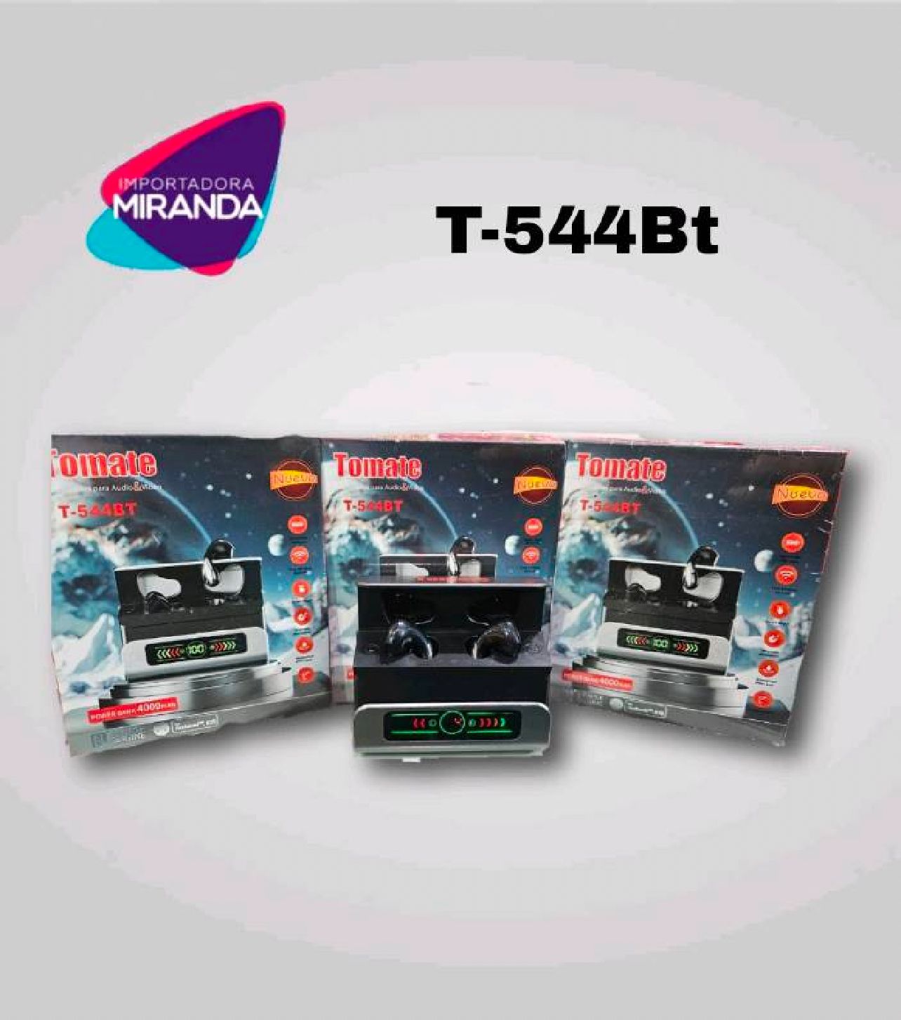 AUDIFONO TOMATE T544 BT