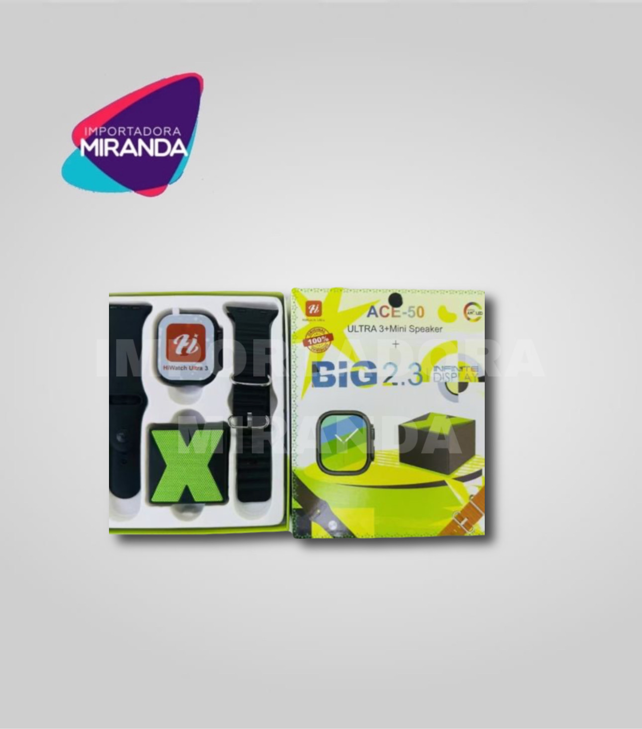 RELOJ CON PARLANTE BIG 2.3 ACE50