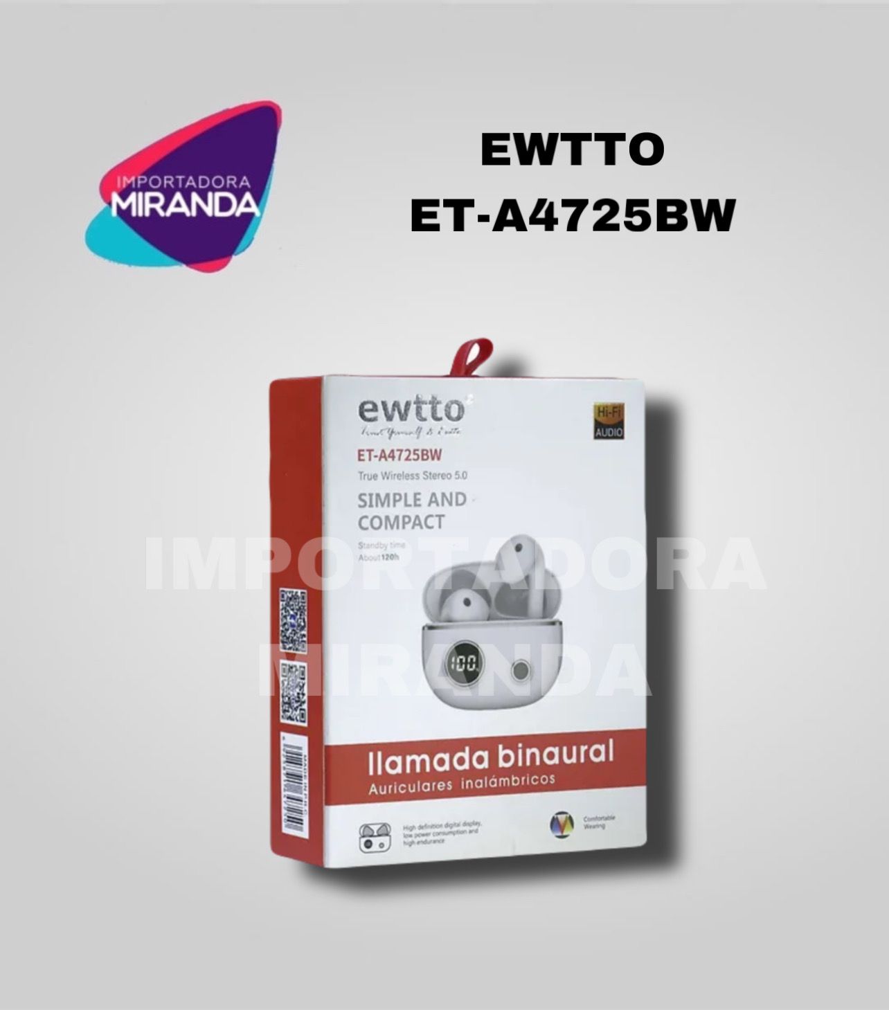 AUDIFONOS EWTTO A4725BW