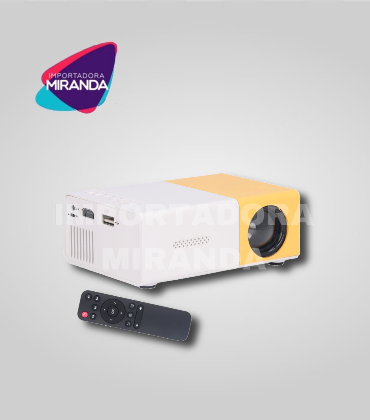 MINI PROYECTOR CAJA MARRON