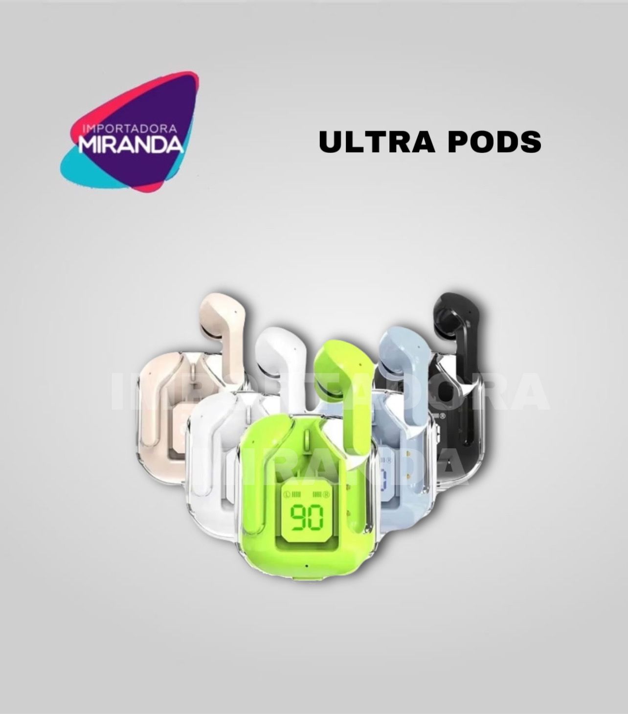 AUDIFONOS TRANSPARENTES DE COLORES