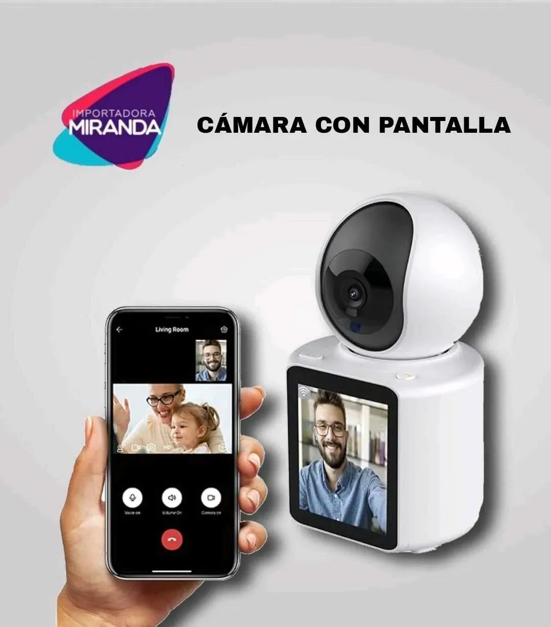 CAMARA INTERIOR CON MONITOR SANCI CA1012